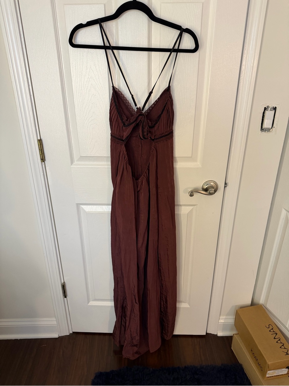 Free People Intimately Brighter Days Maxi Slip Dress Size M - Picture 4 of 6